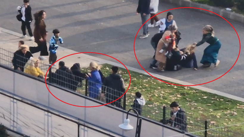 Diyarbakır'da adliye &ouml;n&uuml; savaş alanına d&ouml;nd&uuml;! Polis g&uuml;&ccedil;l&uuml;kle bastırdı - Resim : 3