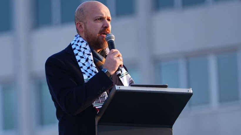 Galata K&ouml;pr&uuml;s&uuml;'nda Filistin'e destek y&uuml;r&uuml;y&uuml;ş&uuml; - Resim : 1