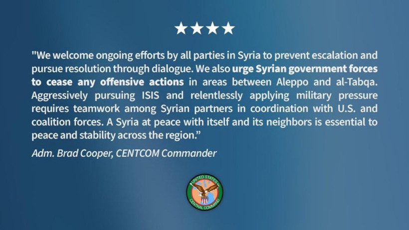 ABD'den Suriye ordusuna çağrı: Operasyonları durdurun - Resim : 1