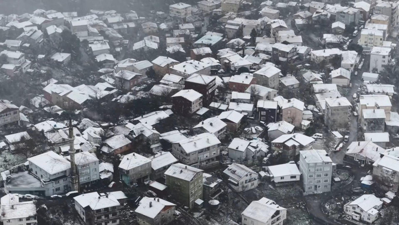 İstanbul'dan kar manzarası: Beykoz'dan nefes kesen g&ouml;r&uuml;nt&uuml;ler - Resim : 1