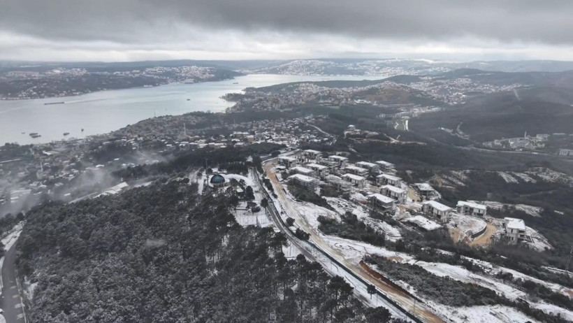 İstanbul'dan kar manzarası: Beykoz'dan nefes kesen g&ouml;r&uuml;nt&uuml;ler - Resim : 2