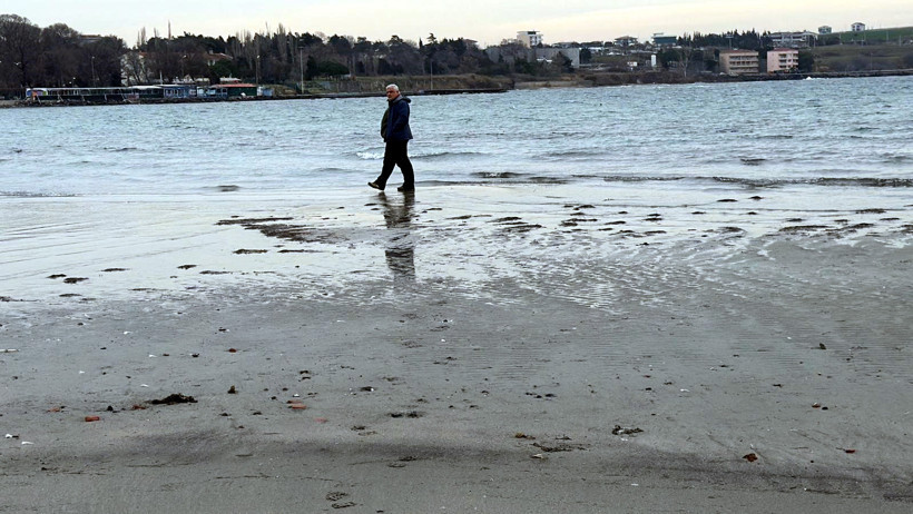 Tekirdağ’da deniz metrelerce geri çekildi: Bölge halkı tedirgin - Resim : 3