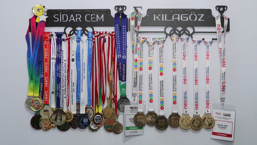 11 yaşındaki milli gurur Sidar Cem Kılagöz'den matematikte dünya birinciliği - Resim : 1