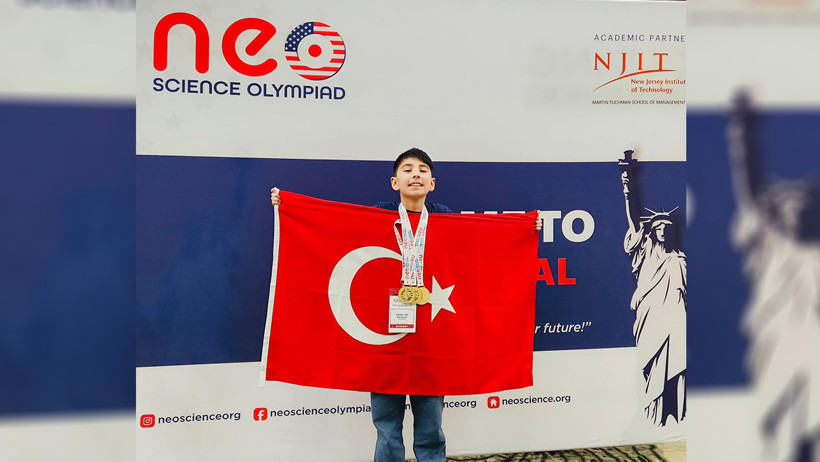 11 yaşındaki milli gurur Sidar Cem Kılagöz'den matematikte dünya birinciliği - Resim : 2