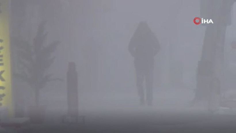 Kars’ta göz gözü görmüyor: Kale kayboldu… Görüş mesafesi 5 metre - Resim: 12