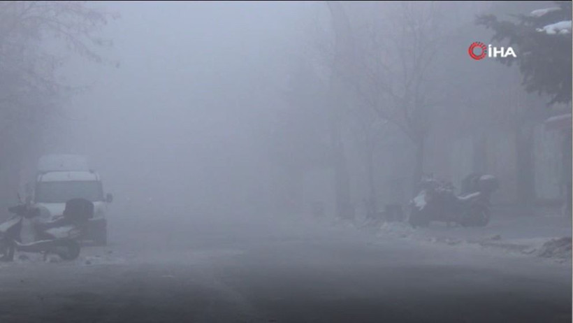 Kars’ta göz gözü görmüyor: Kale kayboldu… Görüş mesafesi 5 metre - Resim: 3