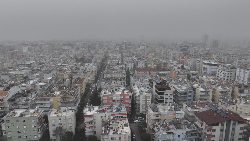 Antalya’da sağanak gitti toz taşınımı geldi: Gökyüzünü sardı - Resim : 1