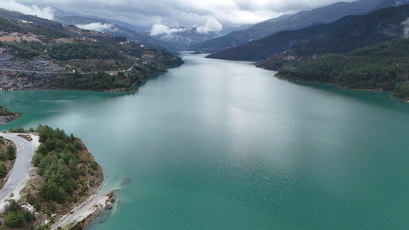 Dim Barajı'dan su tahliye edildi - Resim : 1