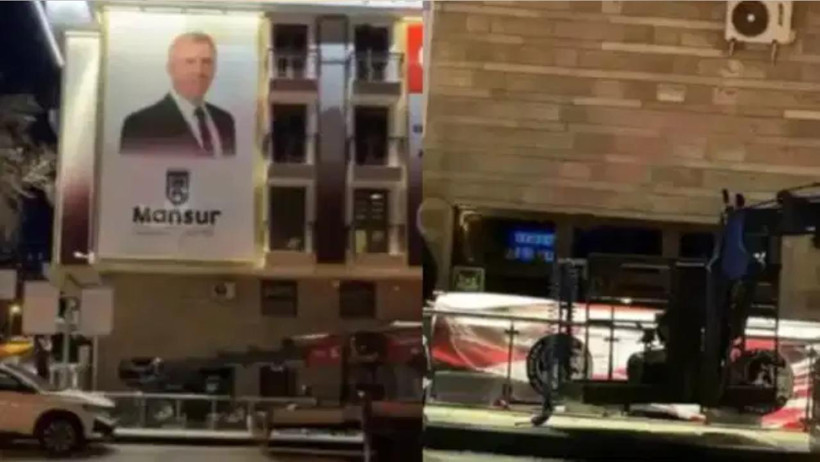 CHP&rsquo;den ayrıldı, tesislerde ilk değişiklik geldi: Yavaş&rsquo;ın posteri indirildi - Resim : 1