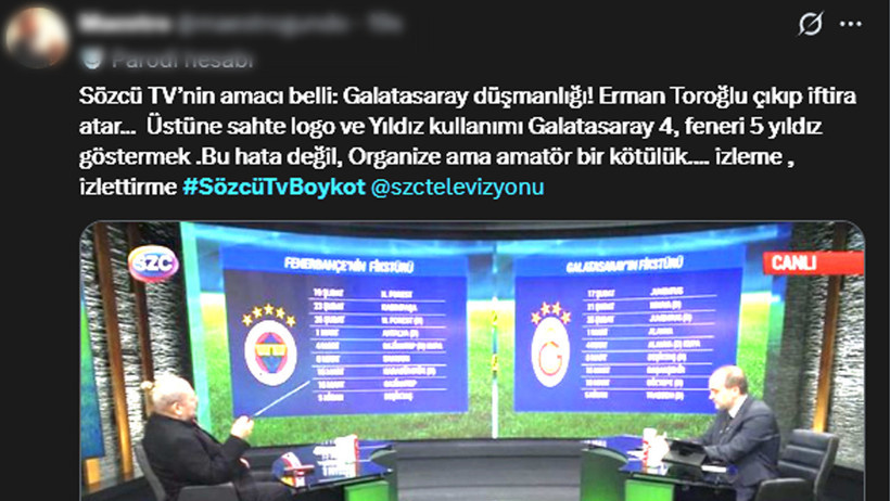 Erman Toroğlu'nun programında yıldız hatası Galatasaray taraftarını çıldırttı - Resim : 3