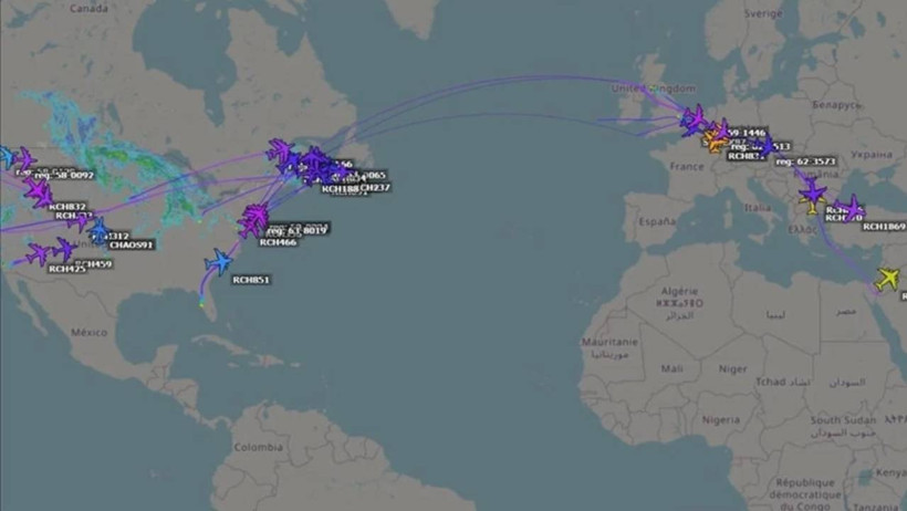 Washington’dan kritik sevkiyat: Bölgeye savaş uçakları ve dev filo gönderiliyor - Resim : 1