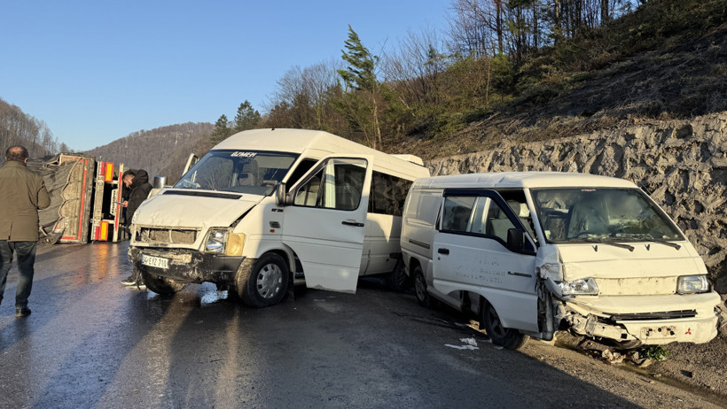 Korkutan zincirleme kaza: Zonguldak-Ankara karayolu savaş alanına döndü - Resim : 1