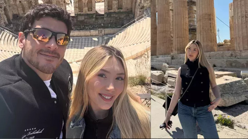 Atina’da aşk rüzgarı: Yiğit Poyraz ve Yasmin Erbil’den romantik kareler - Resim : 1
