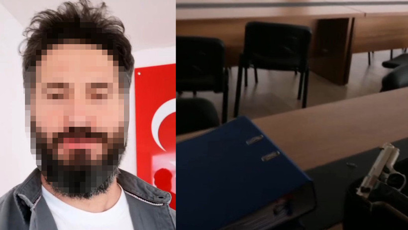 Antalya Kepez Kaymakamlığı'nda silah sesleri: 4 buçuk saatte ikna edildi - Resim : 2