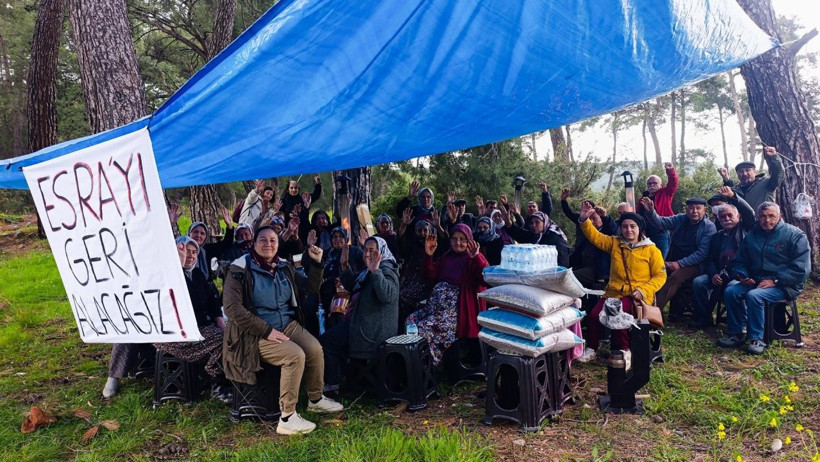 Akbelen direnişçileri AYM önünde: 'Acele kamulaştırma geri çekilsin' - Resim : 1