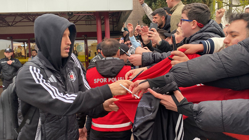 Beşiktaş'a Samsun’da coşkulu karşılama - Resim : 1
