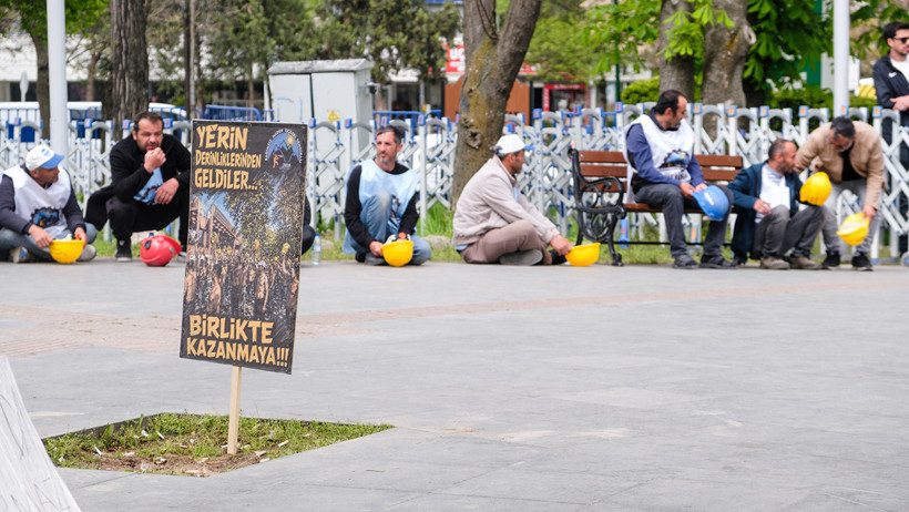 Eylemdeki madencilerden çağrı: Vatanını seven yanımıza gelsin - Resim : 7