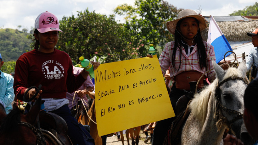 Panama'da baraj isyanı - Resim : 1