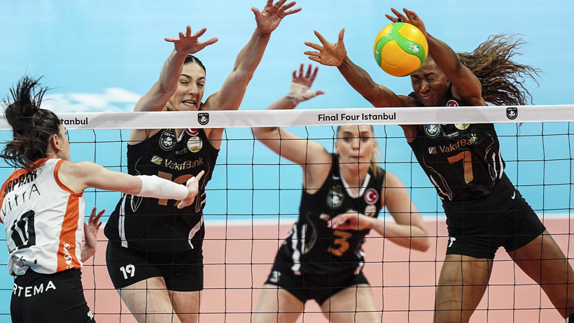 Türk finalinde Vakıfbank Eczacıbaşı'nı 3-1 yenerek Şampiyonlar Ligi şampiyonu oldu - Resim : 1