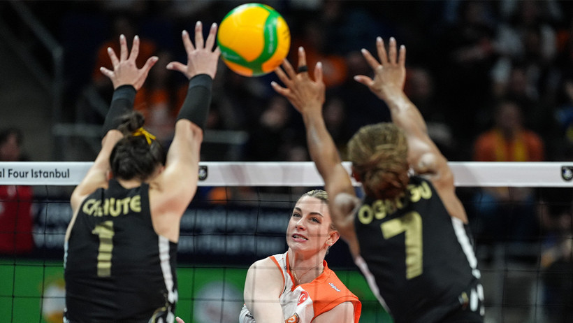 Türk finalinde Vakıfbank Eczacıbaşı'nı 3-1 yenerek Şampiyonlar Ligi şampiyonu oldu - Resim : 4