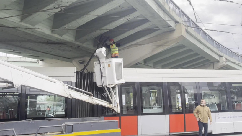 Kabataş-Bağcılar Tramvay Hattı'nda seferler aksadı - Resim : 1