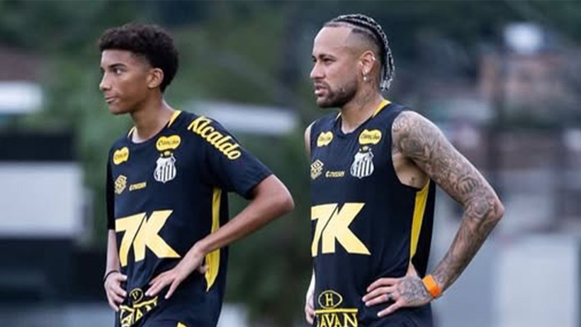Neymar Brezilya efsanesinin oğluyla antrenmanda kavga etti - Resim : 3
