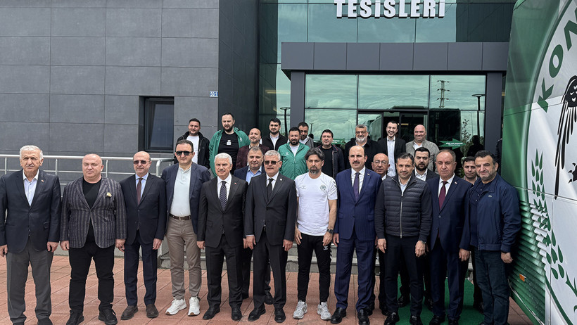Konyaspor kupa finali için Antalya'ya gitti - Resim : 1