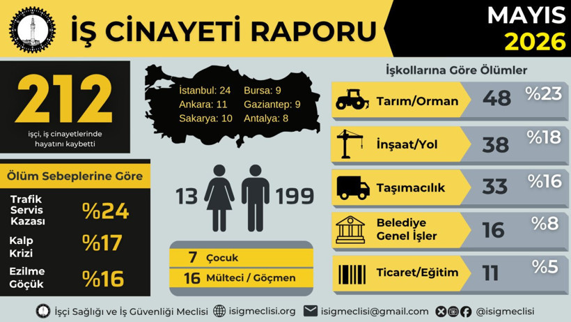 Türkiye'nin kanayan yarası iş cinayetleri: Sadece bir ayda 212 çocuk işçi hayatını kaybetti - Resim : 1