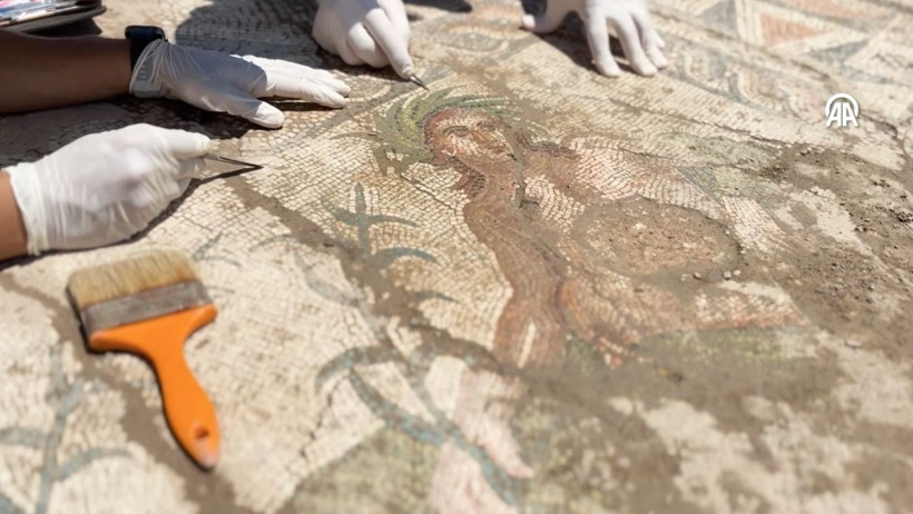 1700 yıllık büyük keşif: Roma Dönemi'nden kalan nadir mozaik ortaya çıkarıldı - Resim : 4