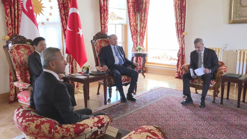 Cumhurbaşkanı Erdoğan, Singapur Başbakanı Wong ile görüştü - Resim : 1