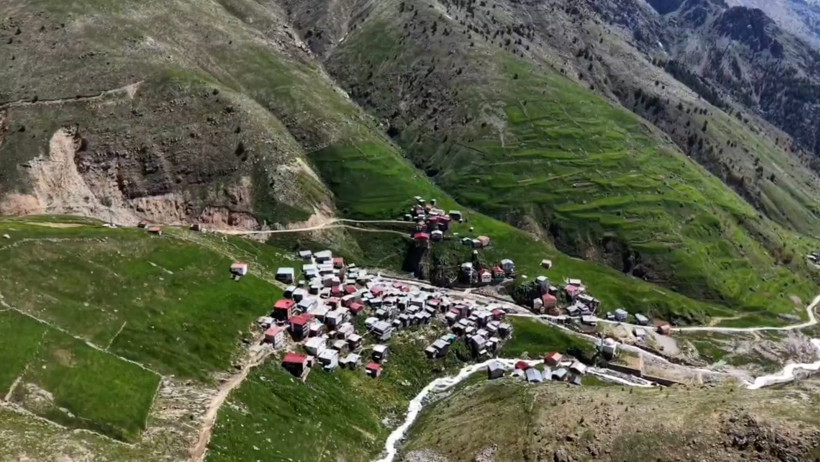 Kaçkarlar’da gizemli buluşma: Beyaz örtü rengârenk çiçeklerle buluştu - Resim : 1