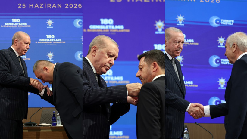 Cumhurbaşkanı Erdoğan rozetlerini taktı: 3 Belediye Başkanı AK Parti'ye geçti - Resim : 1