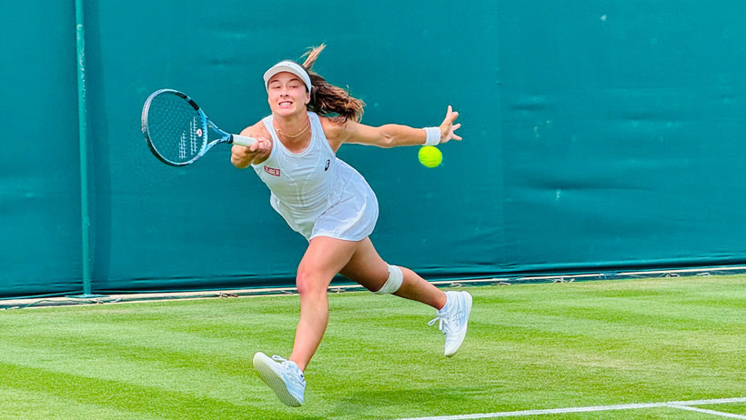 Milli tenisçi Zeynep Sönmez Wimbledon'da ilk turu geçti - Resim : 2