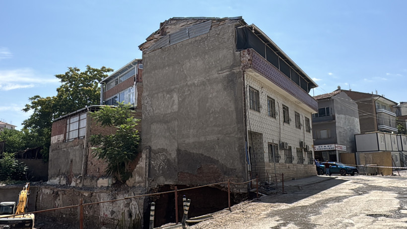 Malatya'da inşaatta göçük meydana geldi: Bina boşaltıldı - Resim : 1