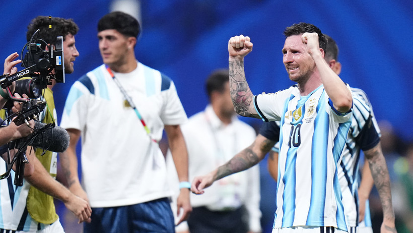 Arjantin'de gözyaşları sel oldu: Messi ve Scaloni duygusal anlar yaşadı - Resim : 4
