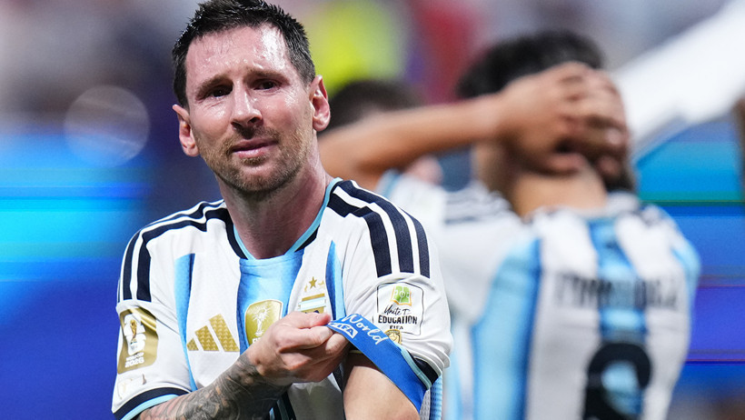 Arjantin'de gözyaşları sel oldu: Messi ve Scaloni duygusal anlar yaşadı - Resim : 2