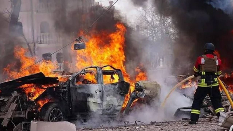 Ukrayna’ya yönelik Rus saldırılarında 10 kişi yaralandı - Resim : 1