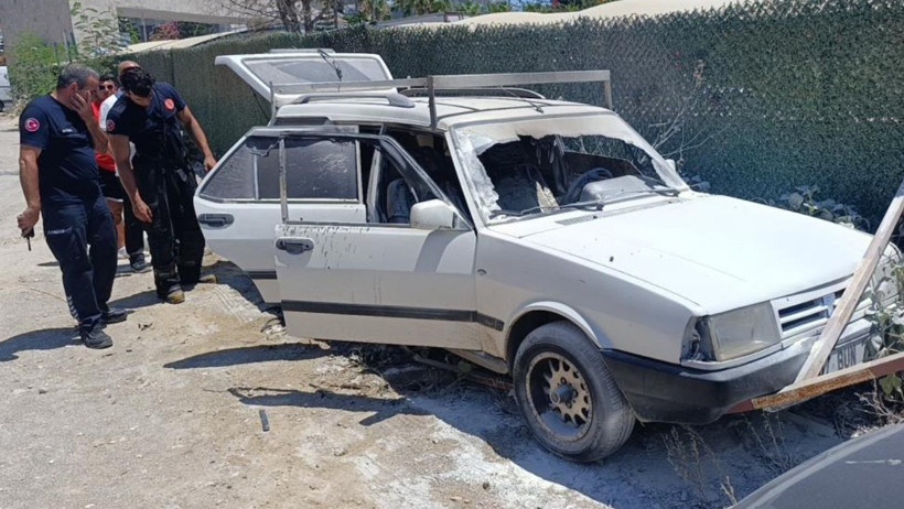 Ölçü almaya gitti, döndüğünde hayatının şokunu yaşadı: Aracı küle döndÜ - Resim : 1