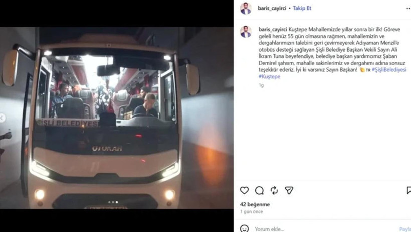 Kayyum yönetimindeki Şişli Belediyesi'nden Menzil'e otobüs desteği iddiası - Resim : 1