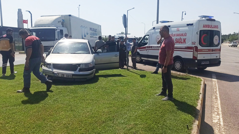 Konya'da trafik kazası: 3 yaralı - Resim : 3