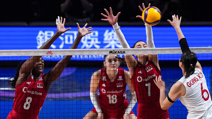 Filenin Sultanları ev sahibi Çin’i 3-0 yenerek Milletler Ligi’nde finale yükseldi - Resim : 1