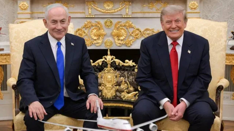 F-35 korkusu İsrail’i de sardı: Netanyahu Trump’ın önüne harita açıp Türkiye’yi hedef aldı - Resim : 1