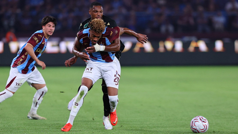 Trabzonspor Ferencvaros'a tek golle kaybederek turu zora soktu - Resim : 1