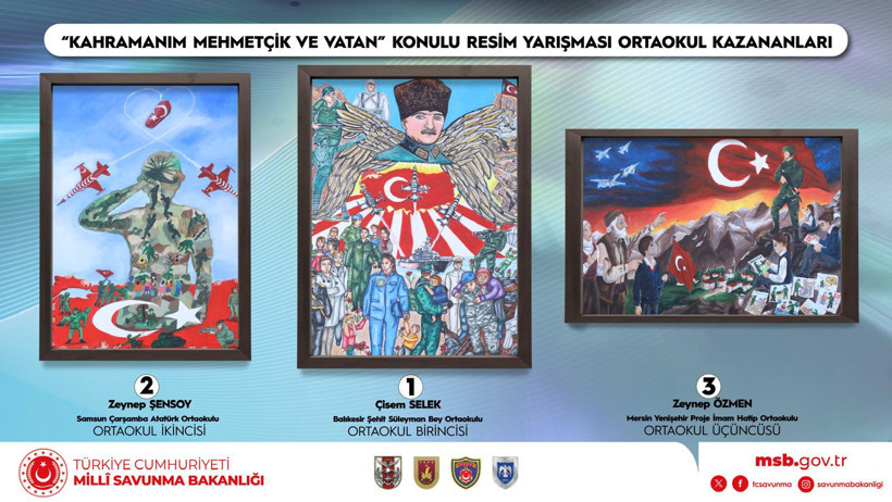 MSB duyurdu: Resim yarışması kazananları açıklandı - Resim : 1
