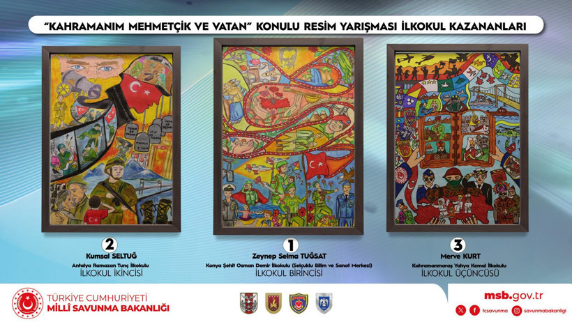 MSB duyurdu: Resim yarışması kazananları açıklandı - Resim : 2