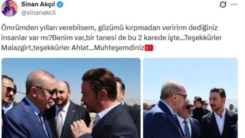 Sinan Akçıl'dan Erdoğan'a: Ömrümden yılları veririm - Resim : 1