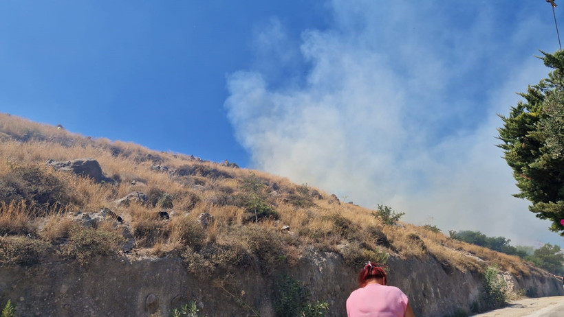 Bodrum’da korkutan yangın - Resim : 1