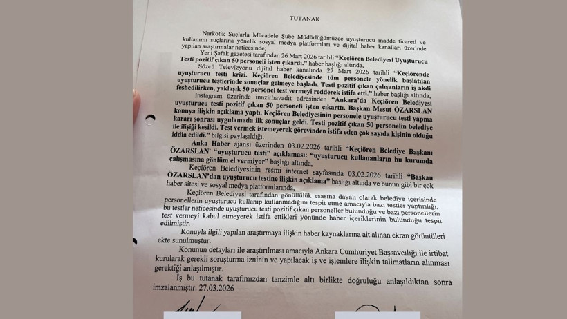 Uyuşturucu test isteği emniyete takıldı: Keçiören Belediyesi Ankara'yı karıştıdı - Resim : 2