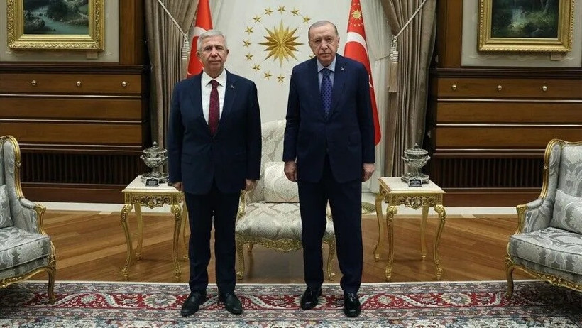 Cumhurbaşkanı Erdoğan, Mansur Yavaş'ı kabul etti - Resim : 1
