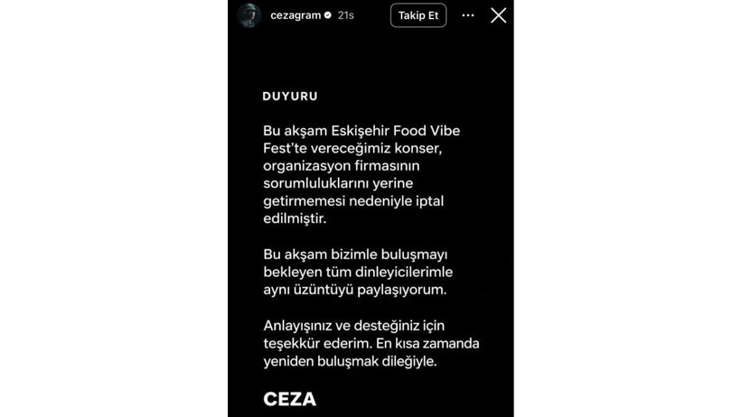 Festivalde işler karıştı: Ceza ve İrem Derici konseri iptal etti, esnaf şikayetçi oldu - Resim : 1